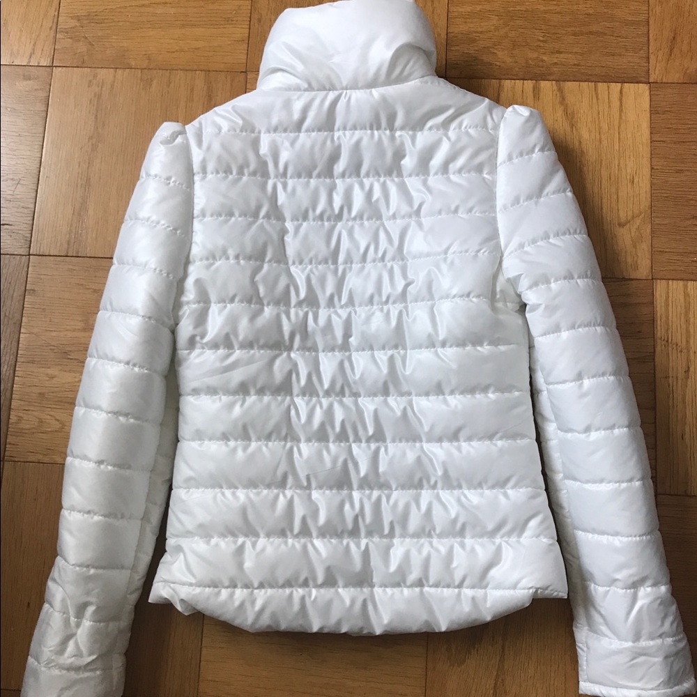 White, light, puffer jacket